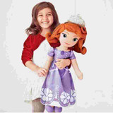 Free shipping 70cm Sofia the First Princess Sofia Doll Plush Toys 70cm Stuffed Soft Toys Dolls for christmas Gift