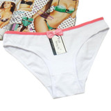 Free shipping 5pcs/lot Hot Selling Cotton women's briefs Fashion bow cotton panties sexy women's underwear briefs 89040
