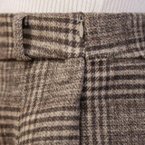 2018 Autumn Winter Wool Skirt Femme Fashion Plaid Women Skirts Pleated High Waist Skirt Female Casual Checkered Falda Mujer