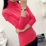 2018 Autumn Winter Women Sweaters and Pullovers Turtleneck Knitted Sweater Outerwear Pullover Tops Sueter Mujer Chandail Femme