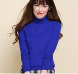 2018 autumn winter women sweaters and pullovers female knitted turtleneck solid color jersey pull femme cashmere sweater