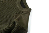 2018 Autumn winter KANYE WEST OVERSIZE Damage holes torn men knitting sweater Hip hop Fashion Joining together green sweater