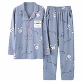 Autumn Winter Men's Casual Pajamas Sets Cotton Long Sleeve Sleepwear Pants Men Pajama Homewear Pyjama Homme Clothing Lounge Wear