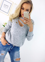 Autumn Winter Long Sleeve Knitted Women Pullover Sweater Casual Solid V neck Knit Female Jumper Sweaters Pull Femme S-XXL