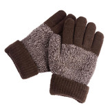 Autumn Winter Kids Gloves Boys Girls Mittens Thick Warm Cashmere Student Five Fingers Gloves