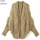 Autumn Winter Knitted Cardigans Coat Women 2015 Fashion Long Sleeve Batwing Poncho Sweater Beautiful Womans Crochet Cardigan Autumn Winter Knitted Cardigans Coat Women 2015 Fashion Long Sleeve Batwing Poncho Sweater Beautiful Womans Crochet Cardigan