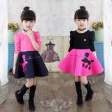 Autumn Winter Girls Dress 3 Styles Christmas Clothes Dress For Girls Cute Deer Princess Party Dress Kids Children Clothing