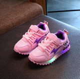 2018 high quality Hook&amp;Loop fashion breathable children casual shoes cute baby girls shoes hot sales kids sneakers footwear