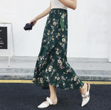 2018 floral print bohemian long skirts women Summer elegant beach maxi skirt Boho high waist asymmetrical ruffles cotton skirt 2018 floral print bohemian long skirts women Summer elegant beach maxi skirt Boho high waist asymmetrical ruffles cotton skirt