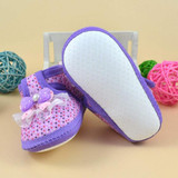 2018 First Walkers Soft Bottom Crib Ballet Bowknot Baby Moccasins Baby Shoes Sapatos Infantil Menina Menino Infant Newborn Shoes