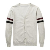 Autumn Winter Brand Clothing Sweater Men Fashion Striped Slim Fit Cardigan Men High-quality Knitted Sweater Men