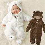 Autumn Winter Baby Rompers Bear style baby coral fleece brand Hoodies Jumpsuit baby girls boys romper newborn toddle clothing Autumn Winter Baby Rompers Bear style baby coral fleece brand Hoodies Jumpsuit baby girls boys romper newborn toddle clothing