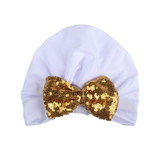 Autumn Winter Baby Hat Cotton Cap For Kids Boy Girls Princess Sequins Big Bow Children's Hats Caps Baby Beanie Hats