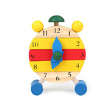 Children Education Toys!!!Cute Wooden Assembled Disassemble Blocks Clock Children Early Teaching Toys Birthday Christmas Gifts