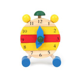 Children Education Toys!!!Cute Wooden Assembled Disassemble Blocks Clock Children Early Teaching Toys Birthday Christmas Gifts