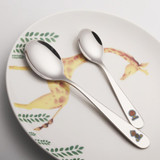 Children Cutlery Set 18/10 Stainless Steel Dinner Set Knife Fork Scoops Home Silverware Set Kindergarten Dinnerware Set Kitchen