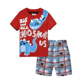 Children Clothing Toddler Boys Clothing Sets Summer Sports Suit For Boy Cartoon Kids Clothes 2pcs Shorts Set Cotton CF518