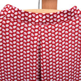 Autumn Summer  Women Chiffon Blouse Long Sleeve V-neck Printed Lady Shirts Tops Blouses Free Shipping