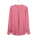 Autumn Summer  Women Chiffon Blouse Long Sleeve V-neck Printed Lady Shirts Tops Blouses Free Shipping