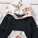 Autumn Style Infant Clothes Baby Clothing Sets Newborn Baby Boy Girl Clothes Hooded Tops+Long Pants Leggings 2pcs Outfits Set