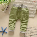Autumn Spring  Baby Kids Children Boys Girl Babi Print Casual Knitting Long Pants Full Length Trousers  Y1936