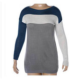 LASPERAL 2017 Autumn Winter Pullover Women Sweater Thick Long Sleeve Knitted Sweater Warm Patchwork Sweaters Pullover Pull Femme