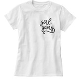 2018 Fashion Women Girl Gang T Shirt Summer Clothing Hipster Tumblr Slogan T Shirts Women Tops Punk Harajuku Tee Shirt Femme