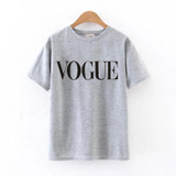 2018 Fashion Summer T Shirt Women VOGUE Printed T-shirt Women Tops Tee Shirt Femme New Arrivals Hot Sale harajuku female T-shirt