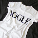 2018 Fashion Summer T Shirt Women VOGUE Printed T-shirt Women Tops Tee Shirt Femme New Arrivals Hot Sale harajuku female T-shirt