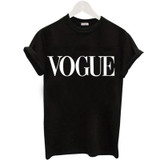 2018 Fashion Summer T Shirt Women VOGUE Printed T-shirt Women Tops Tee Shirt Femme New Arrivals Hot Sale harajuku female T-shirt