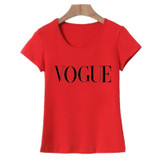 2018 Fashion Style Summer Tshirt Harajuku Tumblr VOGUE Letter printed t shirt women Tops Blusa