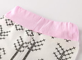 2018 Fashion Newborn Baby Girls Autumn style Infant Clothes Baby Clothing Set Cotton Romper+Pants+Hat+Headband Toddler 4Pcs Suit