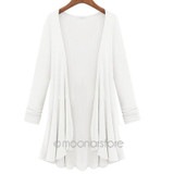 2018 Fashion Cardigan Women Autumn Winter Poncho Crochet Knit Tops Thin Blouse Long Sleeve Sweater Women Cardigans Jacket Coat
