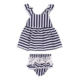 2018 Fashion baby toddler girls dress newborn girls bowknot dress Infant clothing casual dress for summer vestido