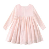 W.L.MONSOON Kids Dresses for Girls Christmas 2017 Brand Princess Dress Autumn Embroidery Baby Girls Dress Children Clothing