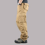VXO  Men's Cargo Pants Casual Mens Pant Multi Pocket Military Overall Men Outdoors High Quality Long Trousers