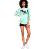 Vs Pink Letters Printed Women Hoodies Loose Casual Women Love Pink Sweatshirts Floral Hoodie Poleron Moletom Feminino P18 Z30