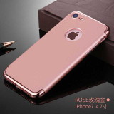 Vpower Plating Case For iphone 7/7 plus iphone 7 Case Gold Black Luxury Thin Back Hard Armor Case For Apple iPhone 7 Cover