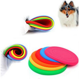 Vorkin Fantastic Pet Dog Flying Disc Tooth Resistant Training Toy Play Frisbee Tide Free Shipping