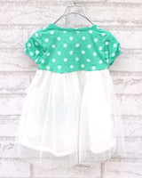 2017 Cute Summer Children Clothing Ball Gown Kids Baby Girls Polka Dots Tutu Dresses 4 Colors Vestido Infantil