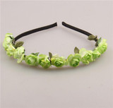 2017 Cute Rose Flower Crown Festival Headband Headwear Wedding Garland Floral Hairband Accessories