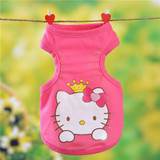 2017 Cute Pet Dog Clothes Cartoon T-shirt Soft Dogs Clothes Pet Clothing Summer Cotton Shirt Casual Coats For Small Pets
