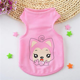 2017 Cute Pet Dog Clothes Cartoon T-shirt Soft Dogs Clothes Pet Clothing Summer Cotton Shirt Casual Coats For Small Pets