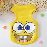 2017 Cute Pet Dog Clothes Cartoon T-shirt Soft Dogs Clothes Pet Clothing Summer Cotton Shirt Casual Coats For Small Pets