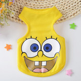 2017 Cute Pet Dog Clothes Cartoon T-shirt Soft Dogs Clothes Pet Clothing Summer Cotton Shirt Casual Coats For Small Pets