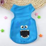 2017 Cute Pet Dog Clothes Cartoon T-shirt Soft Dogs Clothes Pet Clothing Summer Cotton Shirt Casual Coats For Small Pets