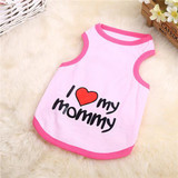 2017 Cute Pet Dog Clothes Spring T-shirt Soft Dogs Clothes Pet Cat Clothing Summer Cotton Shirt Casual Coats For Small Pets