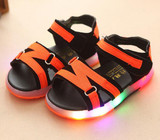 2017 cute lovely LED light kids baby glowing shoes for kids glowing children girls boys shoes casual Cool kids shoes sandals