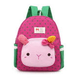 2017 cute Dot Bow Children school bags Cartoon Rabbit kindergarten baby backpack high quality canvas girls Student shoulder bags