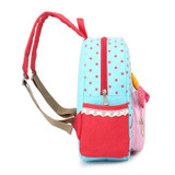 2017 cute Dot Bow Children school bags Cartoon Rabbit kindergarten baby backpack high quality canvas girls Student shoulder bags